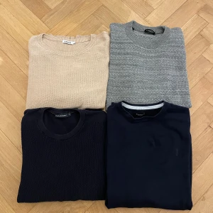 4st tröjor - 4st tröjor, alla storlek L förutom grå XL (sitter dock som large). 200kr/st eller alla 4 för 600kr. Märken såsom peak, j Lindeberg m.m.