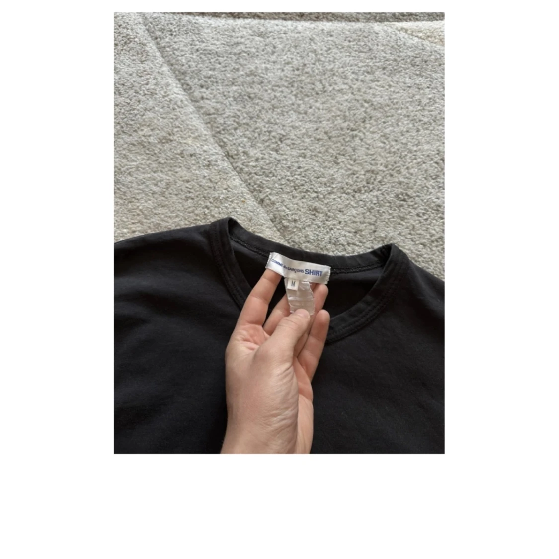 Svart långärmad tröja från Comme des Garçons - 2