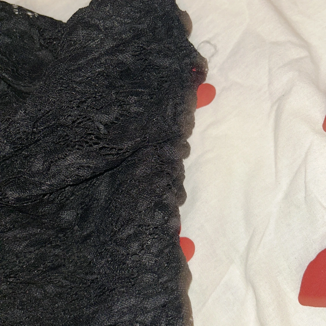 Svarta spetsbyxor med utsvängda ben - 3