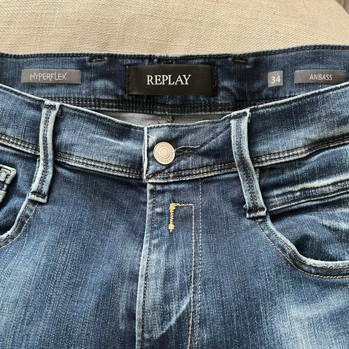 Replay Hyperflex Anbass jeans blå - 1