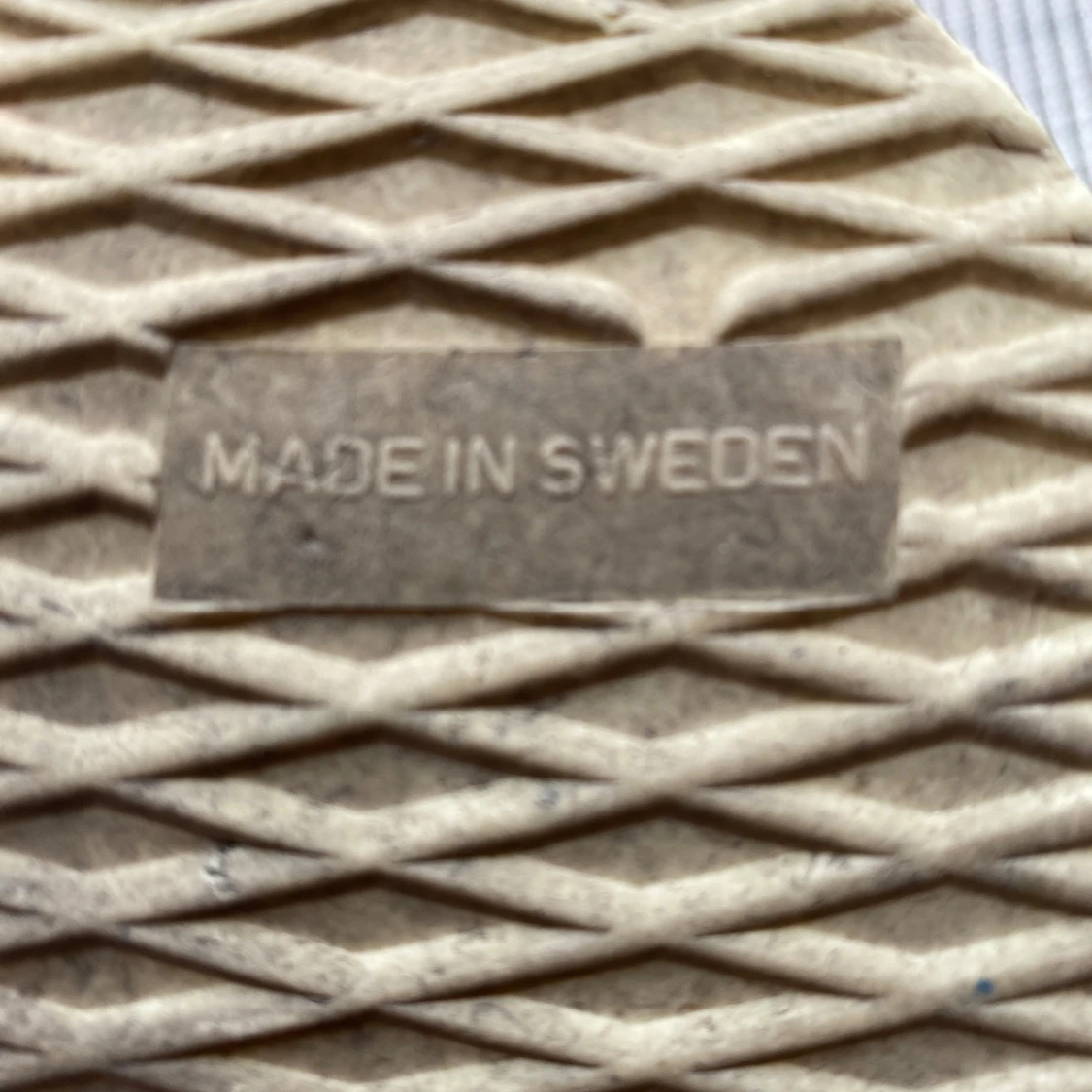 Röda svenska träskosandaler i skinn - 1