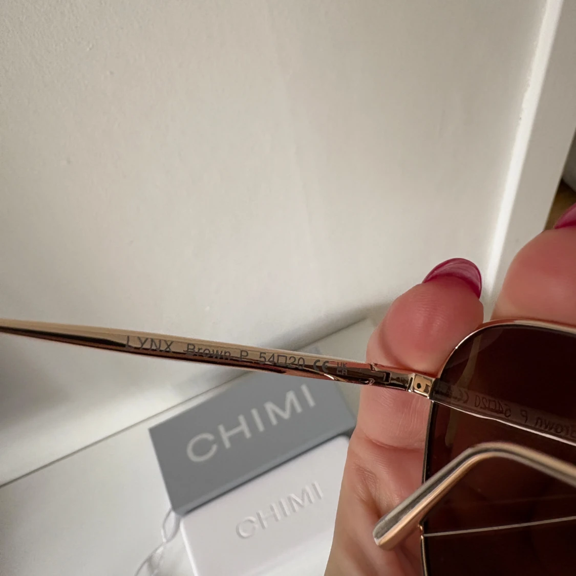 Chimi LYNX brun/guld solglasögon - 1