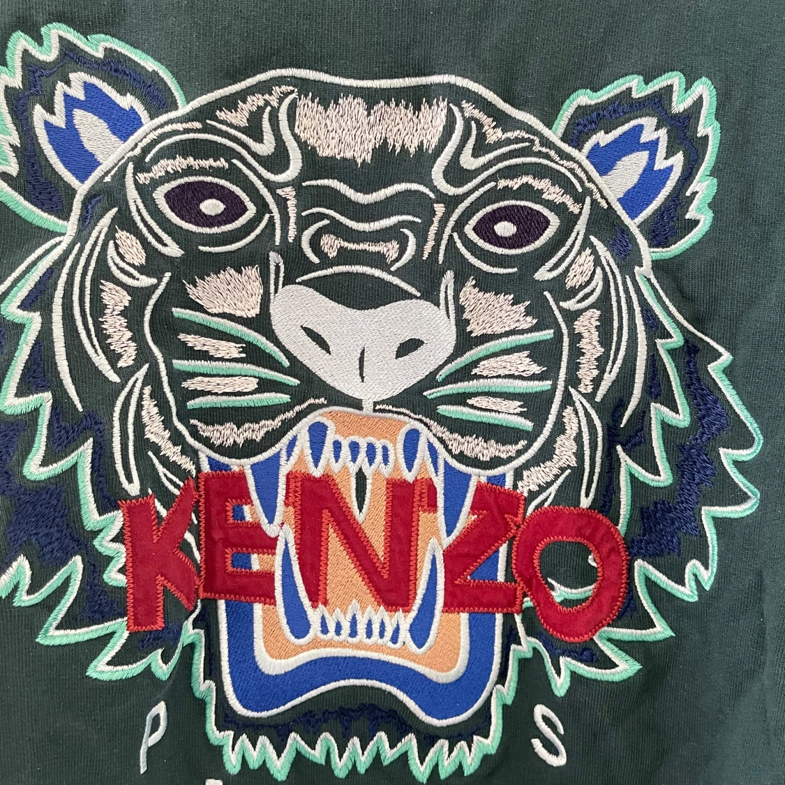 Kenzo sweatshirt med tigerbrodyr - 1