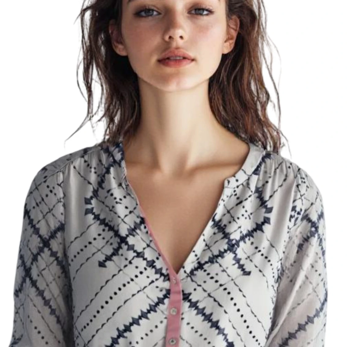 Mönstrad henley från Culture - 3