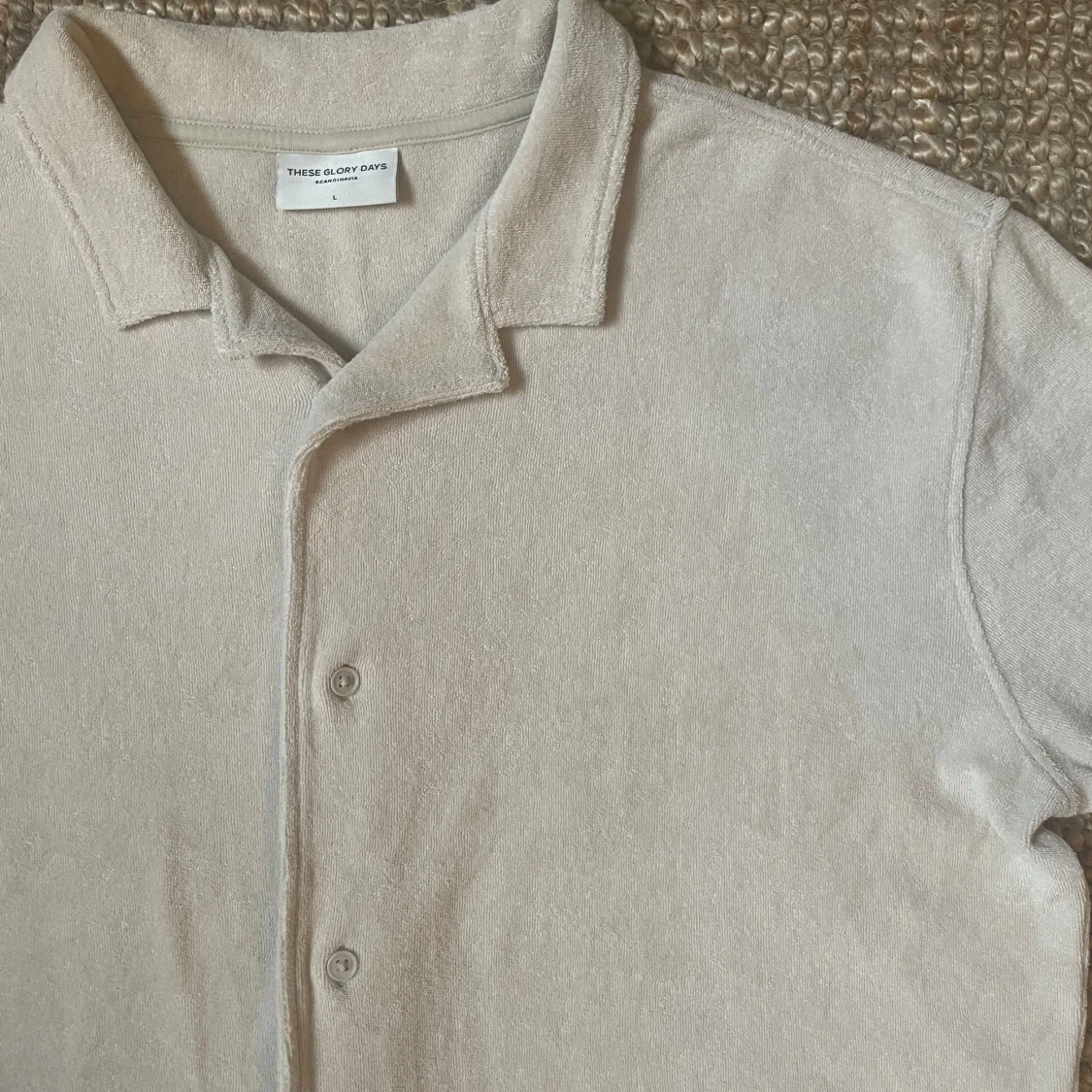 Kortärmad skjorta av froté - 1