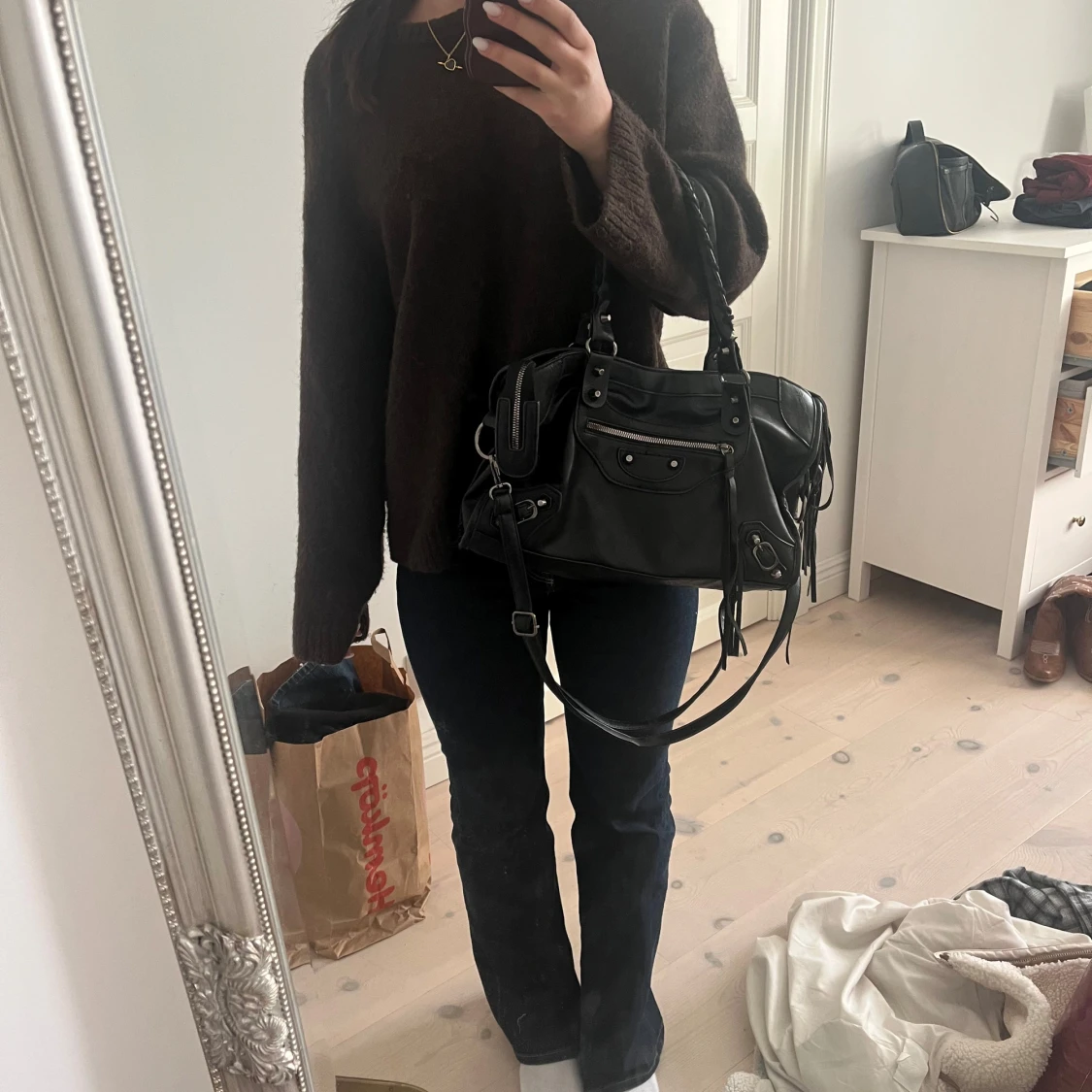 Svart handväska - 2