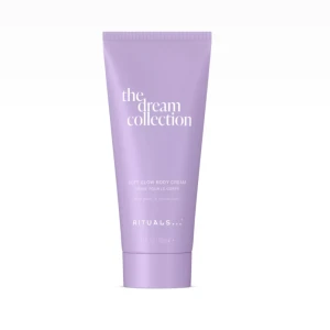 Ny! The Dream Collection Soft Glow Body Cream - Ny! Upptäck en lyxig kroppskräm från The Dream Collection av Rituals. Denna lila tub innehåller en mjukgörande kräm med doft av blue daisy och moonstone. Perfekt för en stunds avkoppling och återfuktning av huden.