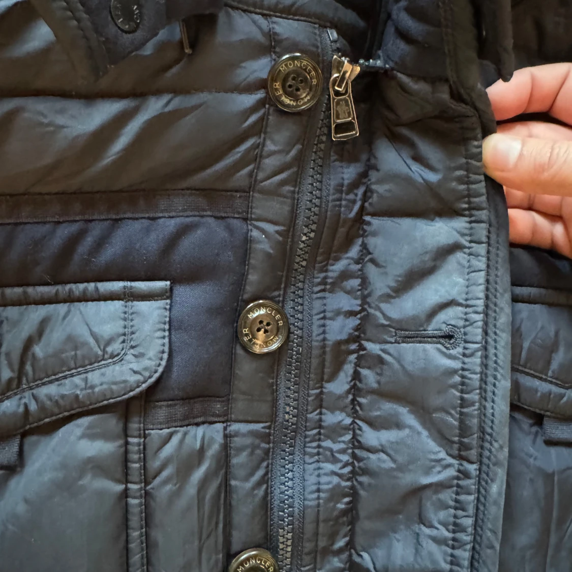 Svart quiltad jacka från Moncler - 3