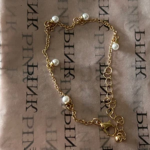 Armband med pärlor  - Guld armband med pärlor, rostfritt 🤍