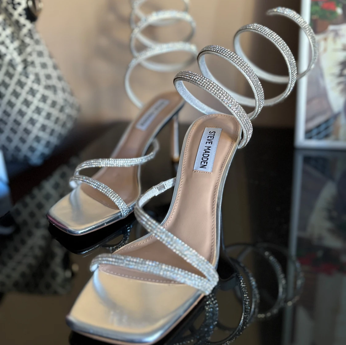 Silvriga klackar från Steve Madden - 1