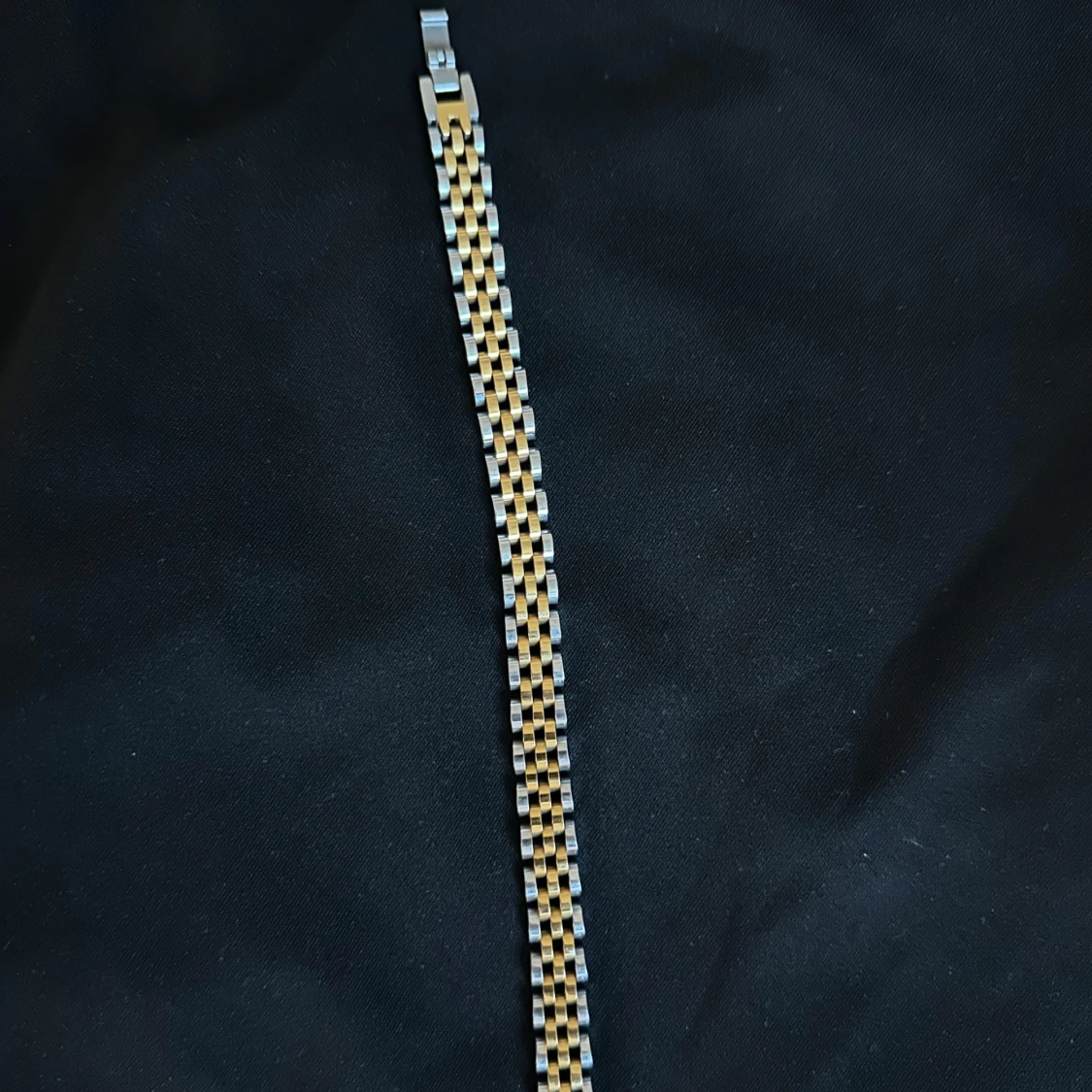 Länkarmband i guld och silverfärg - 1