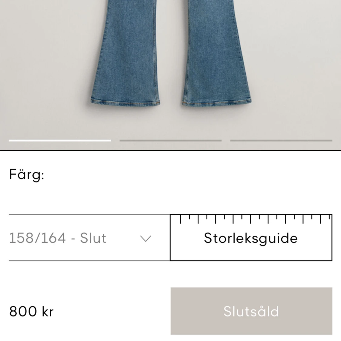 Bootcut jeans i mellanblå denim GANT - 4