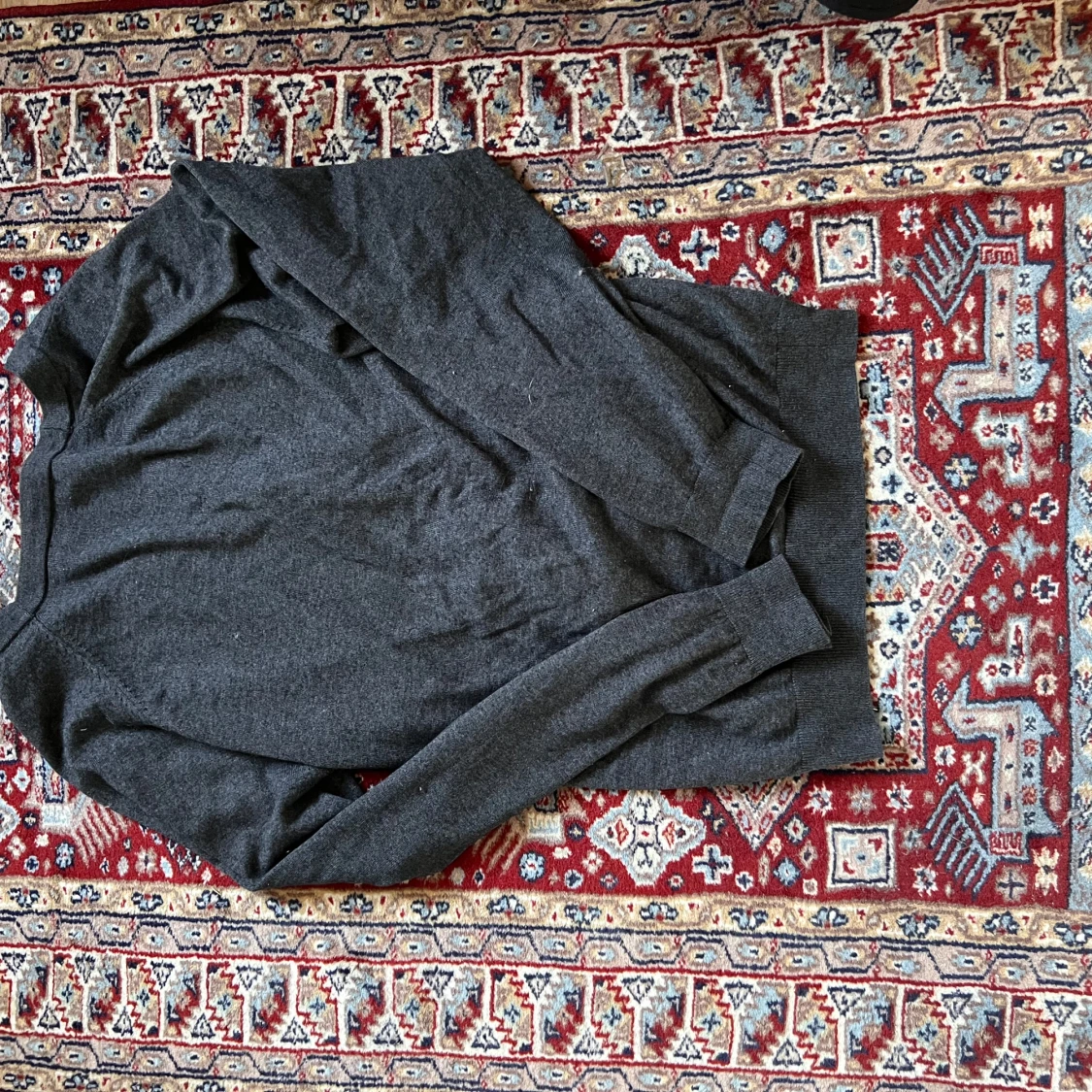 Mörkgrå kofta från Bläck, storlek L - 1