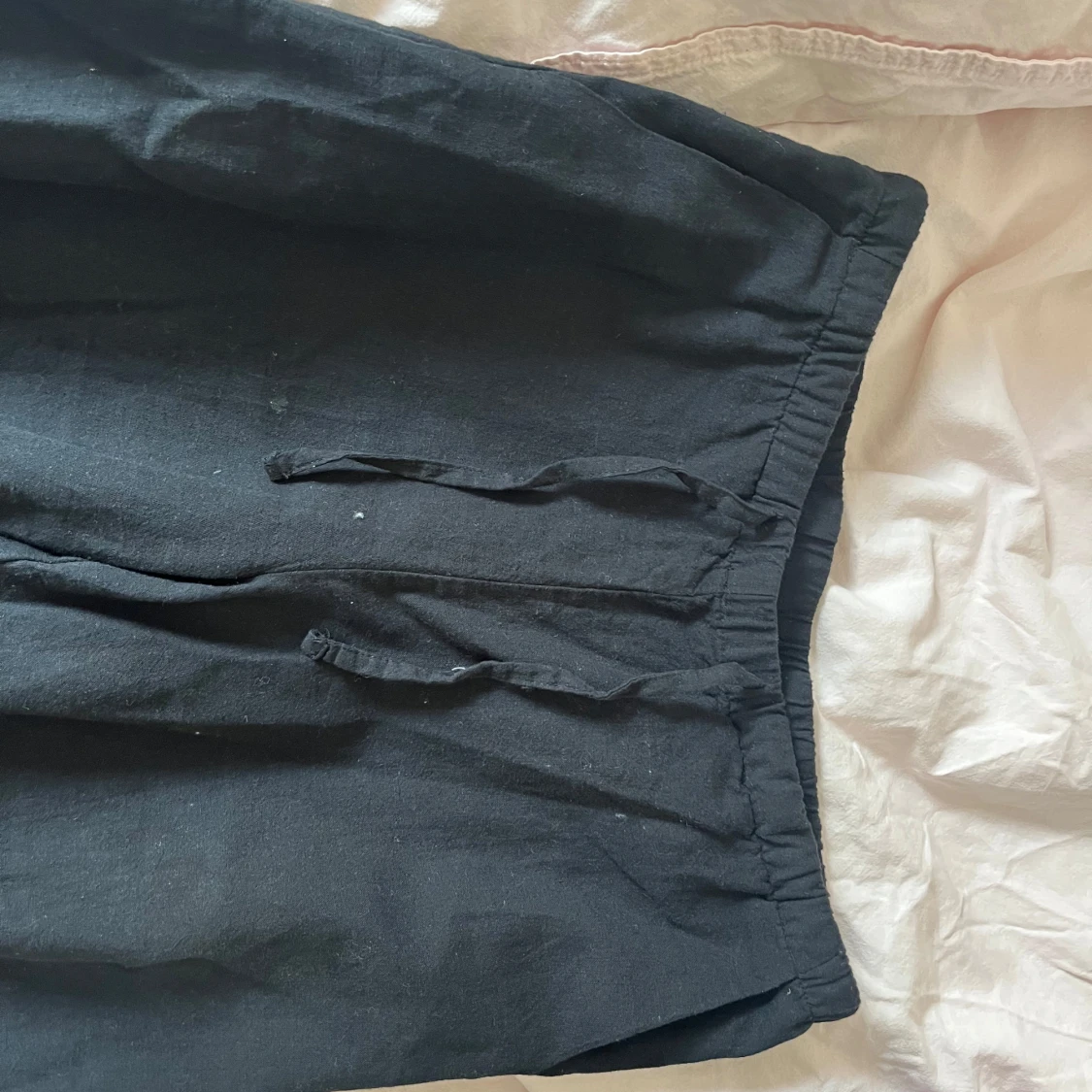 Svarta linnebyxor - 1