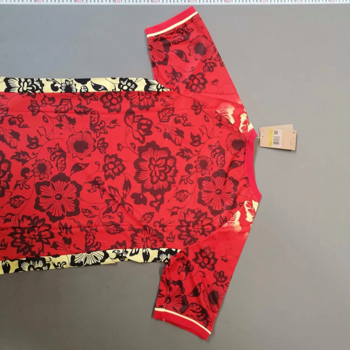 Portugal röd blommig Nike fotbollströja - 1