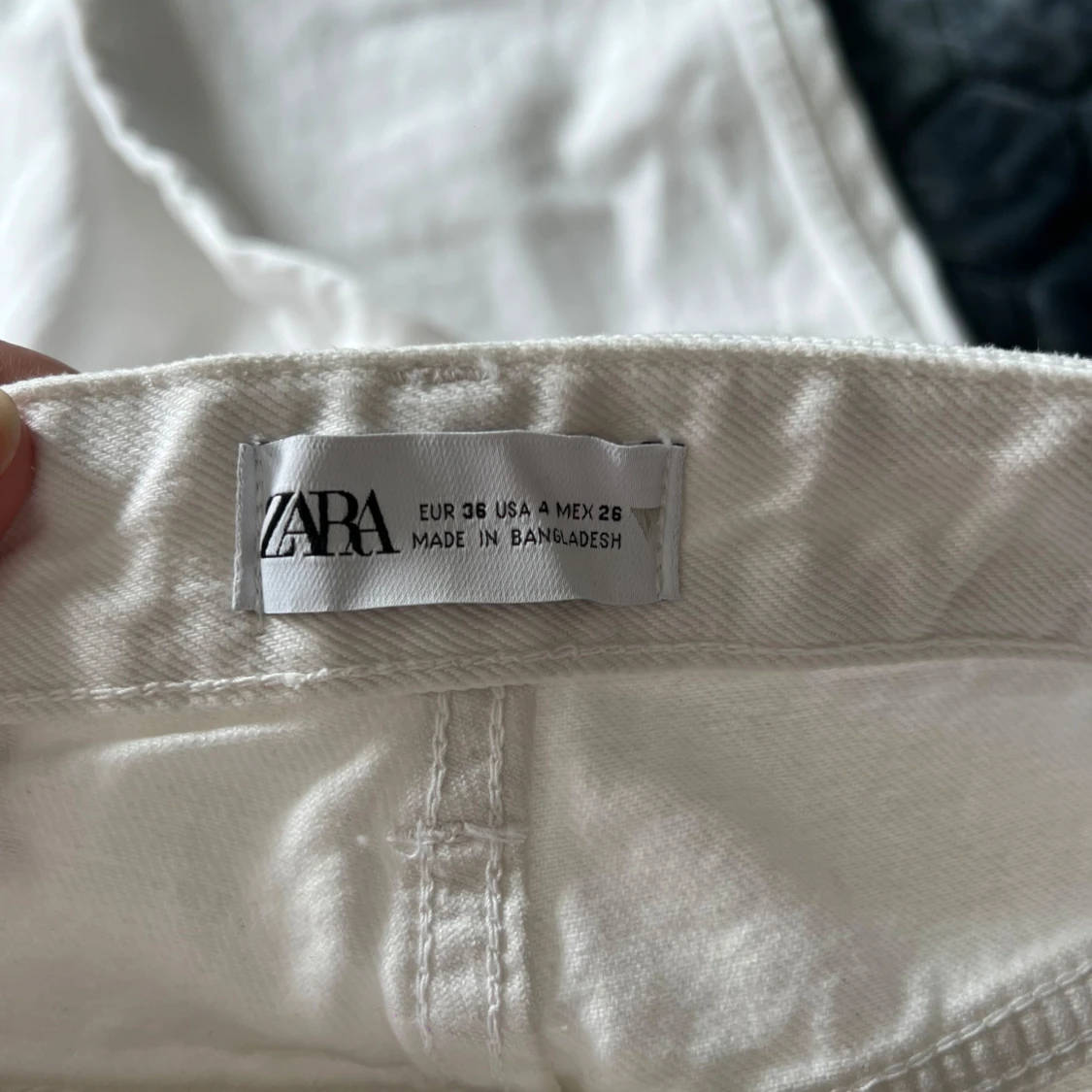 Zara vita raka high waist jeans - 2