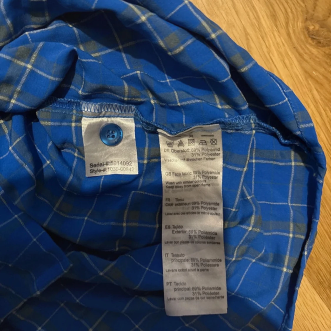 Blå rutig skjorta från Mammut - 2
