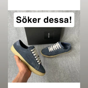 Söker dessa två skor! - Söker dessa två skor från saint Laurent. Bra skick. Storlek 43