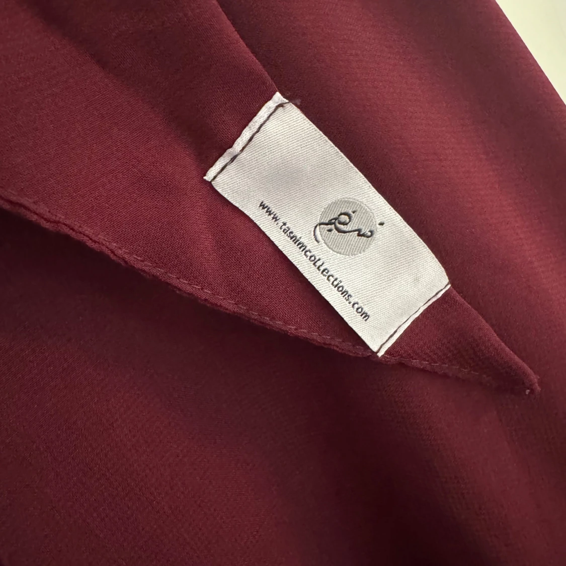 Vinröd khimar från Tasnim Collections - 3