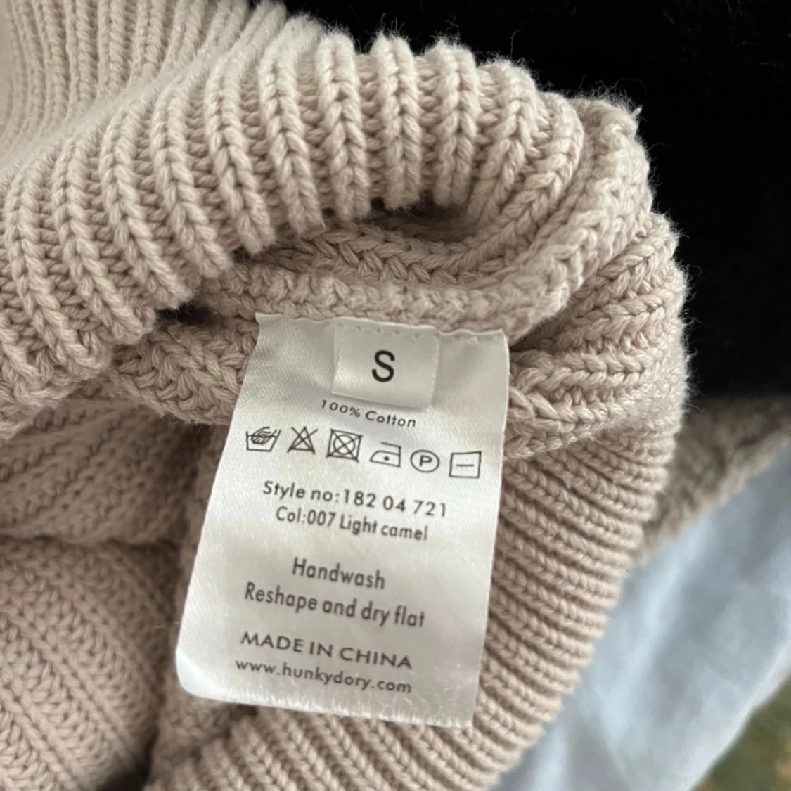 Hunkydory stickad tröja beige  - 3