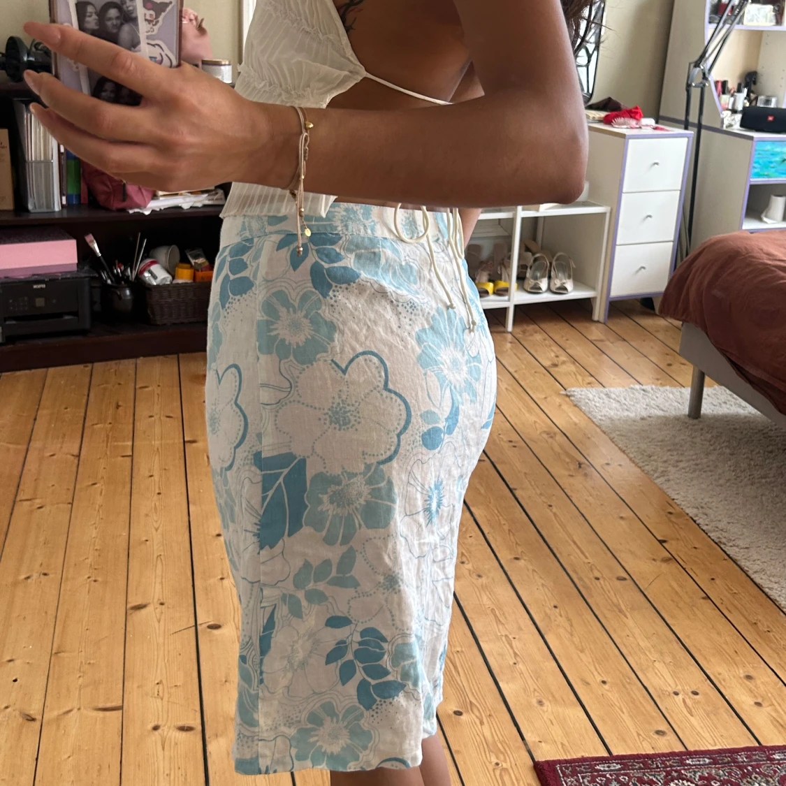 Blommig sommarkjol - 1