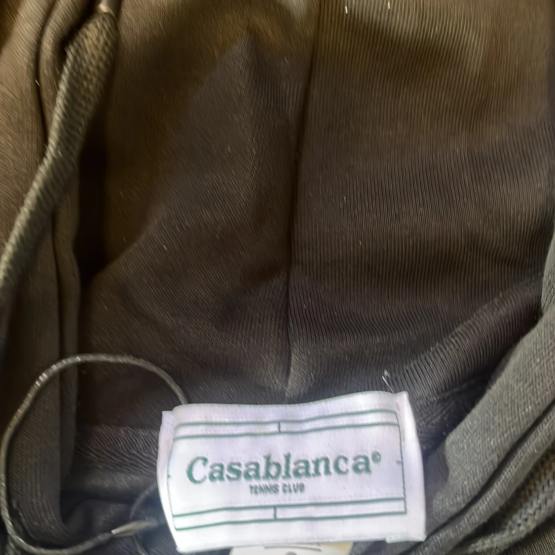 Svart hoodie från Casablanca Tennis Club - 2