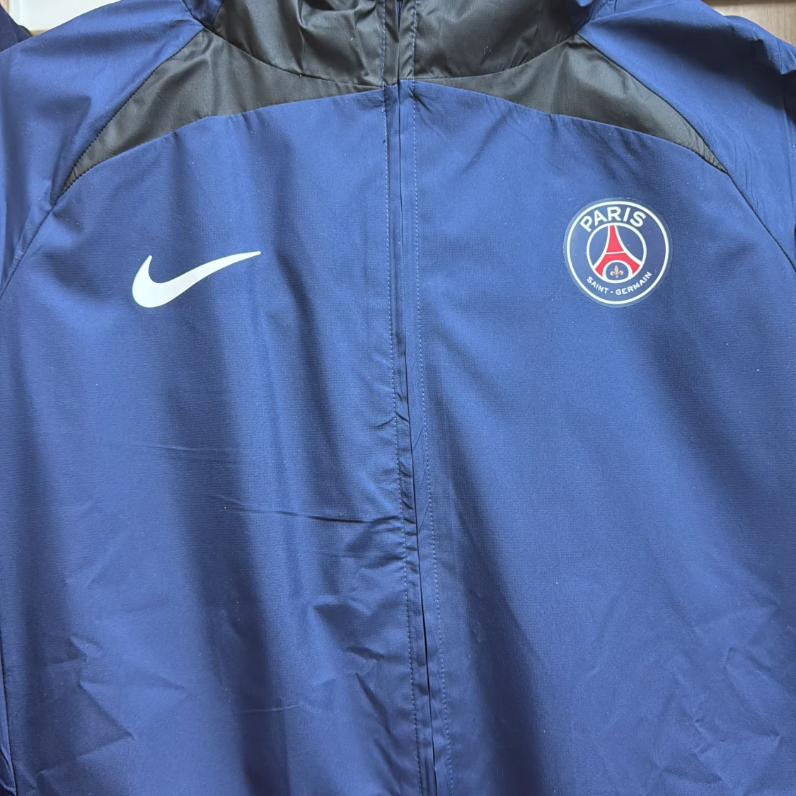 PSG Nike blå vindjacka med huva - 3