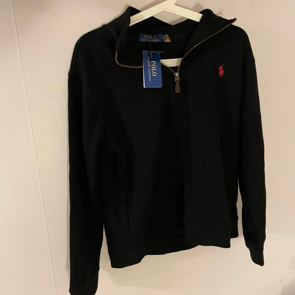 Svart half zip tröja från Polo Ralph Lauren