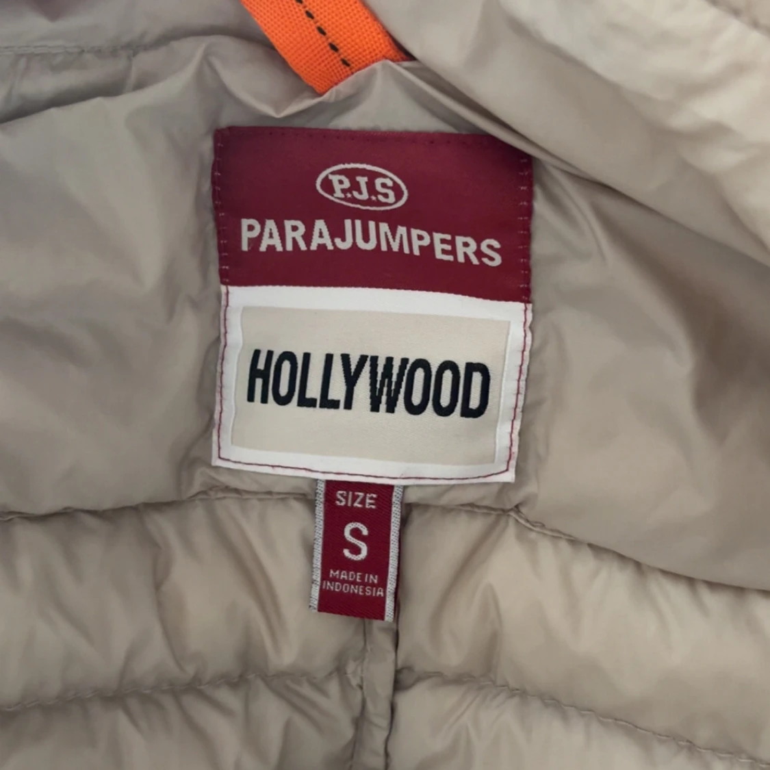 Beige pufferjacka Parajumpers S - 3