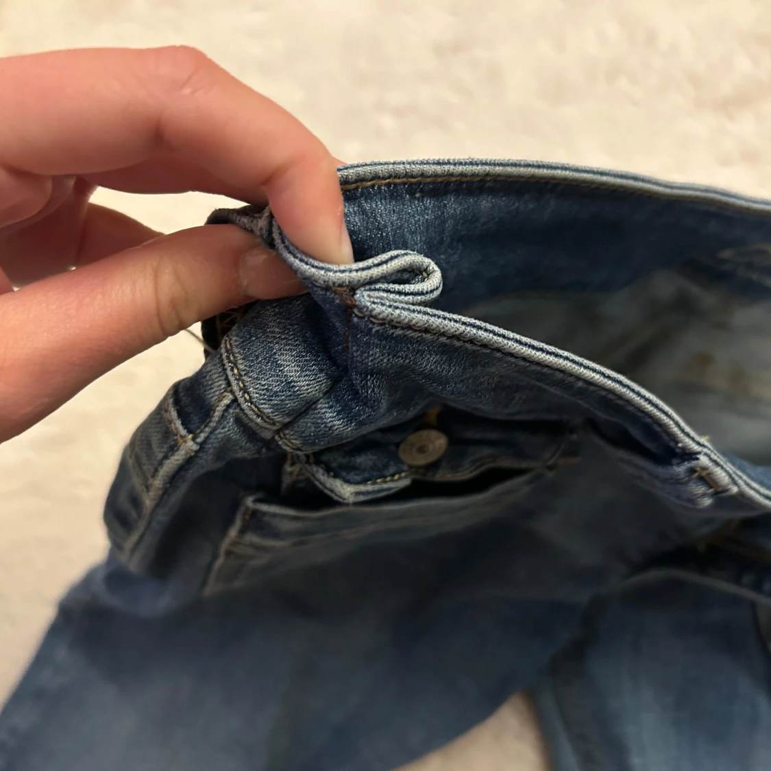 Blå bootcut jeans från ONLY, 30/32 - 3