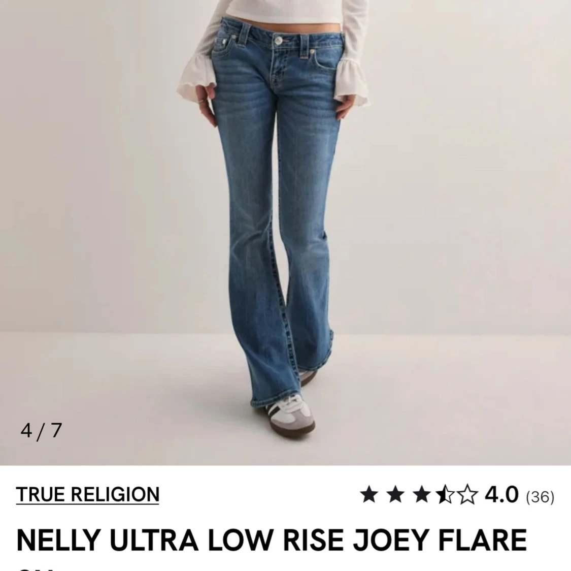 Low waist Blå jeans från True Religion - 1