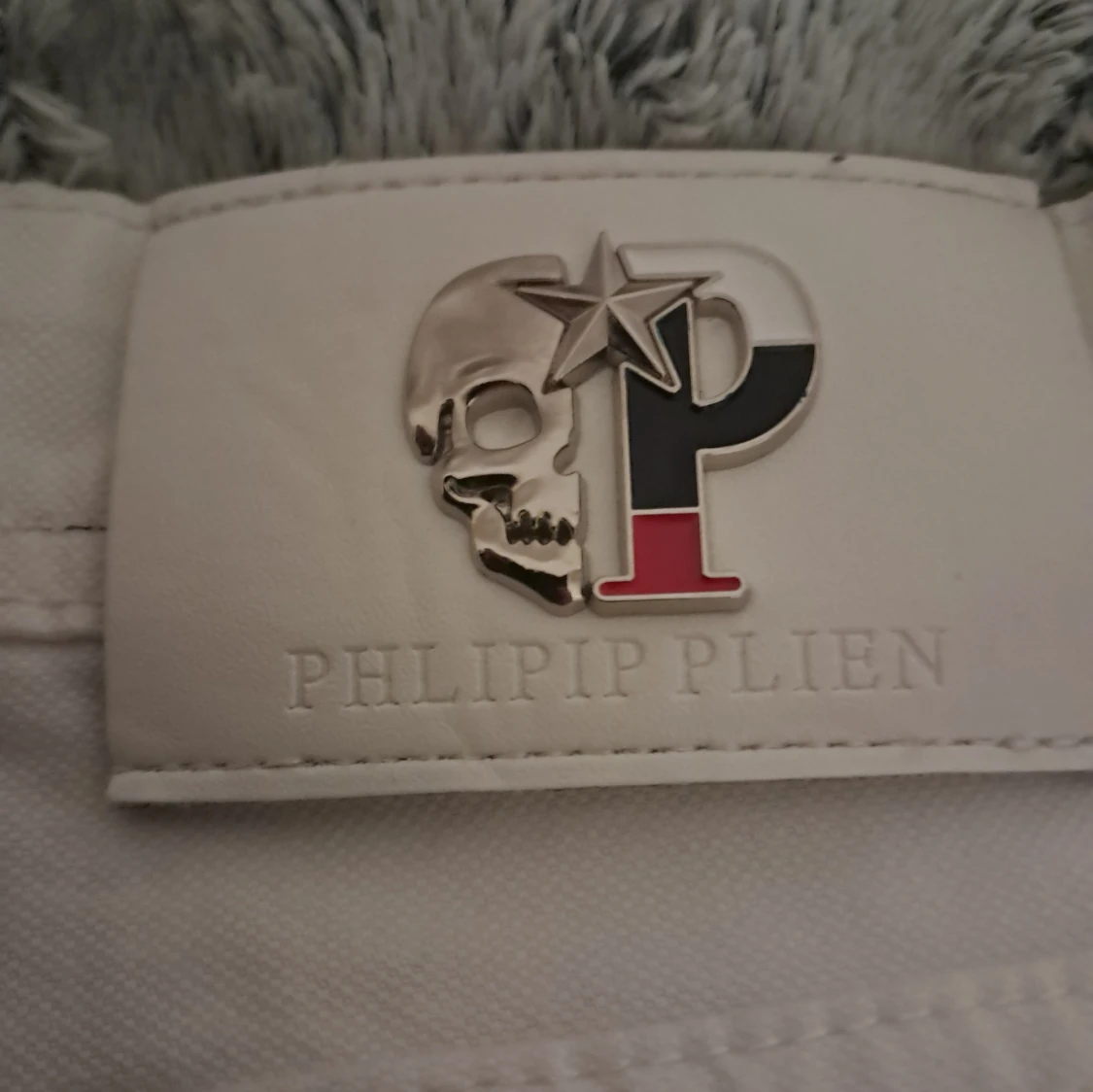 Vita byxor från Philipp Plein - 3