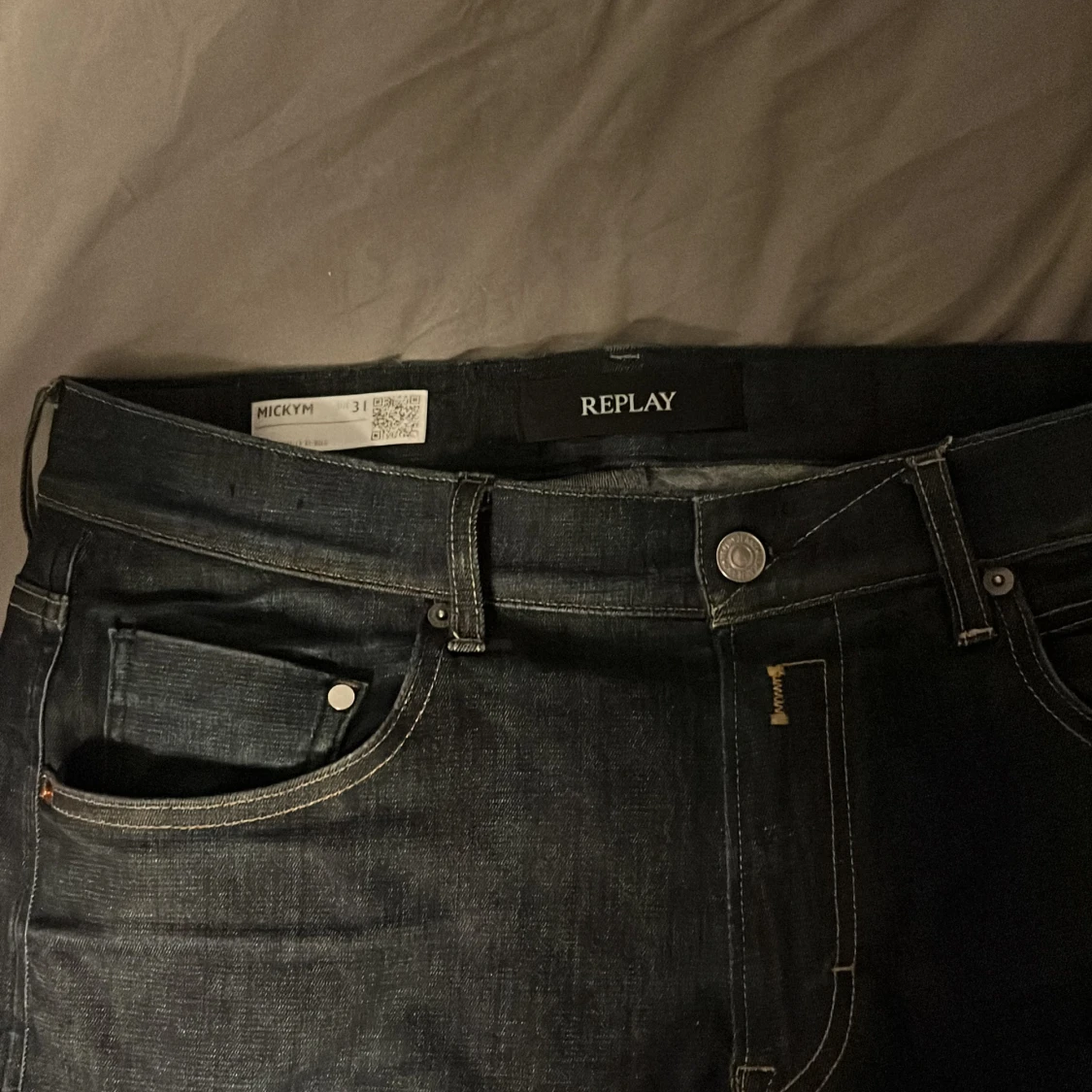 Mörkblå jeans från Replay - 3