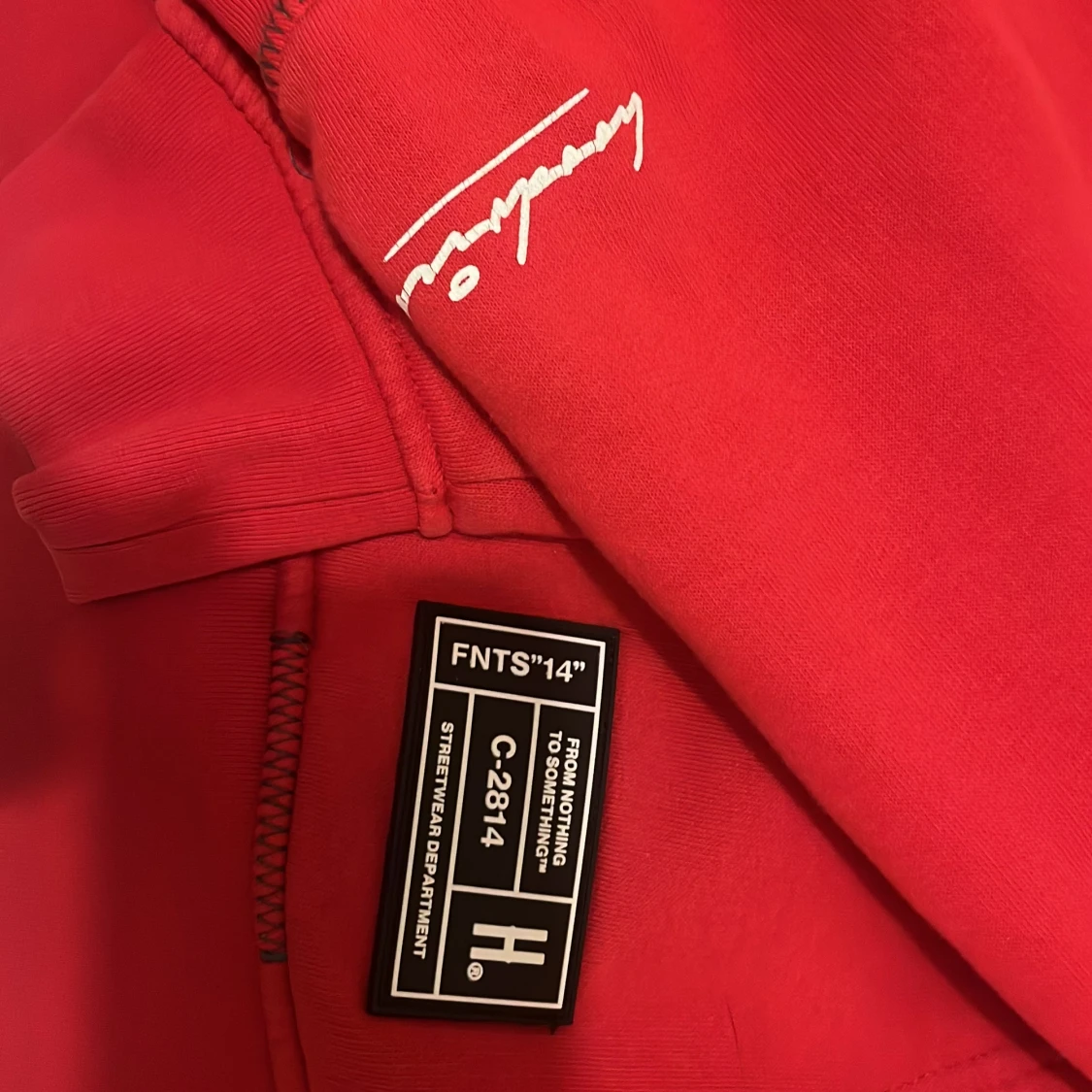 Röd hoodrich hoodie - 4