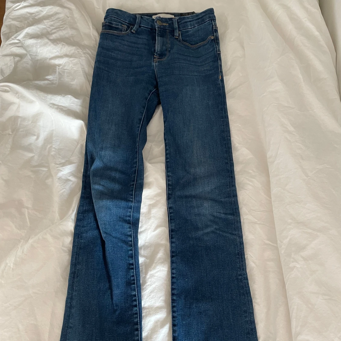 Blå bootcut jeans - 1
