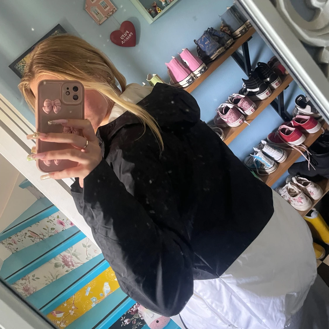 Svartvit skidjacka  - 2