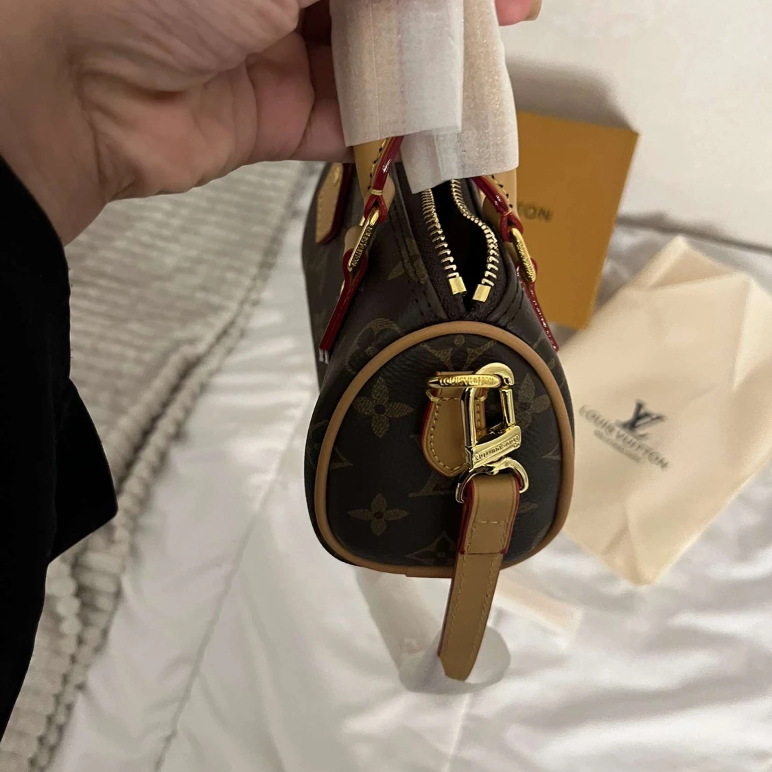 Fin Brun Axelväska Helt NY - 3