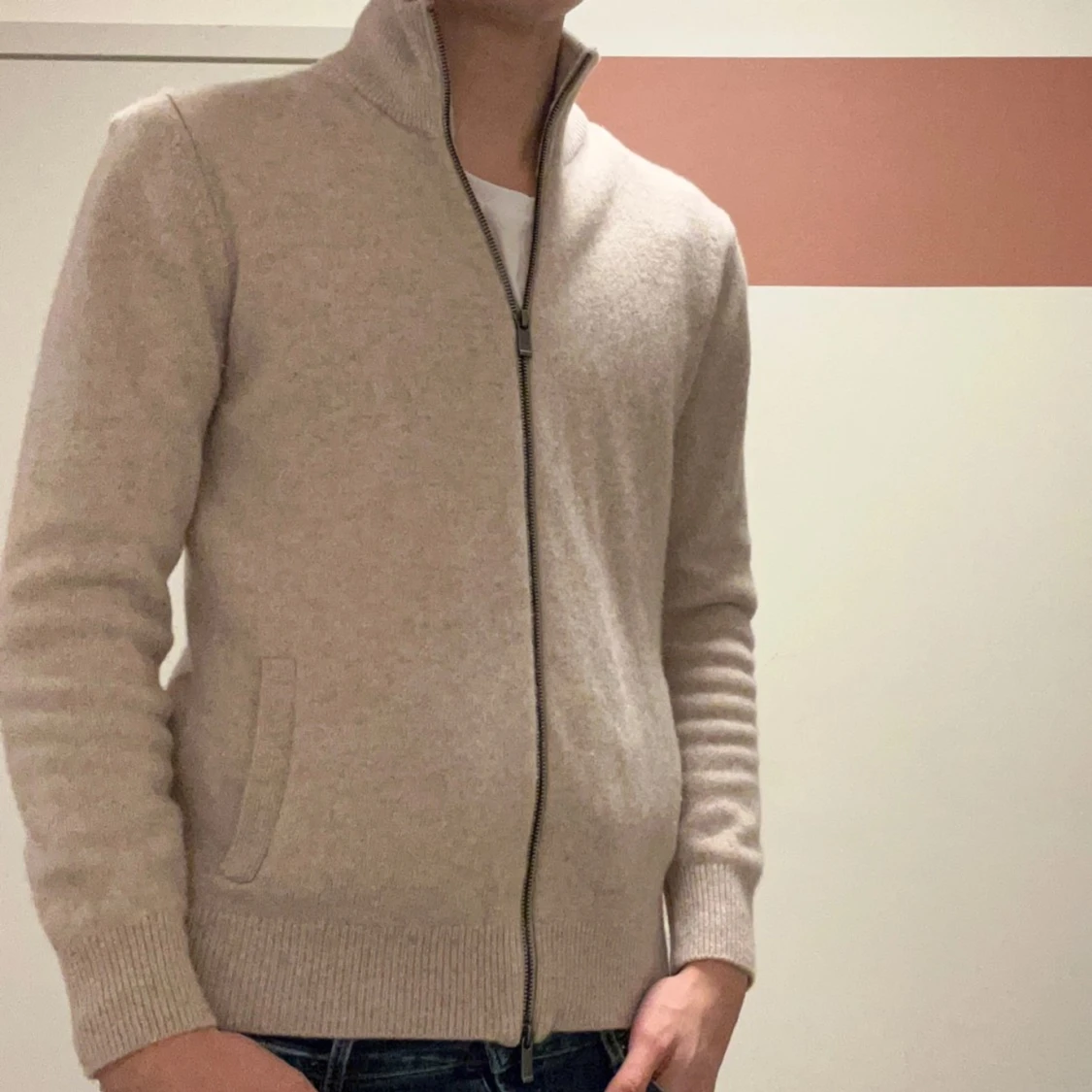 Massimo dutti cashmere zip - 90