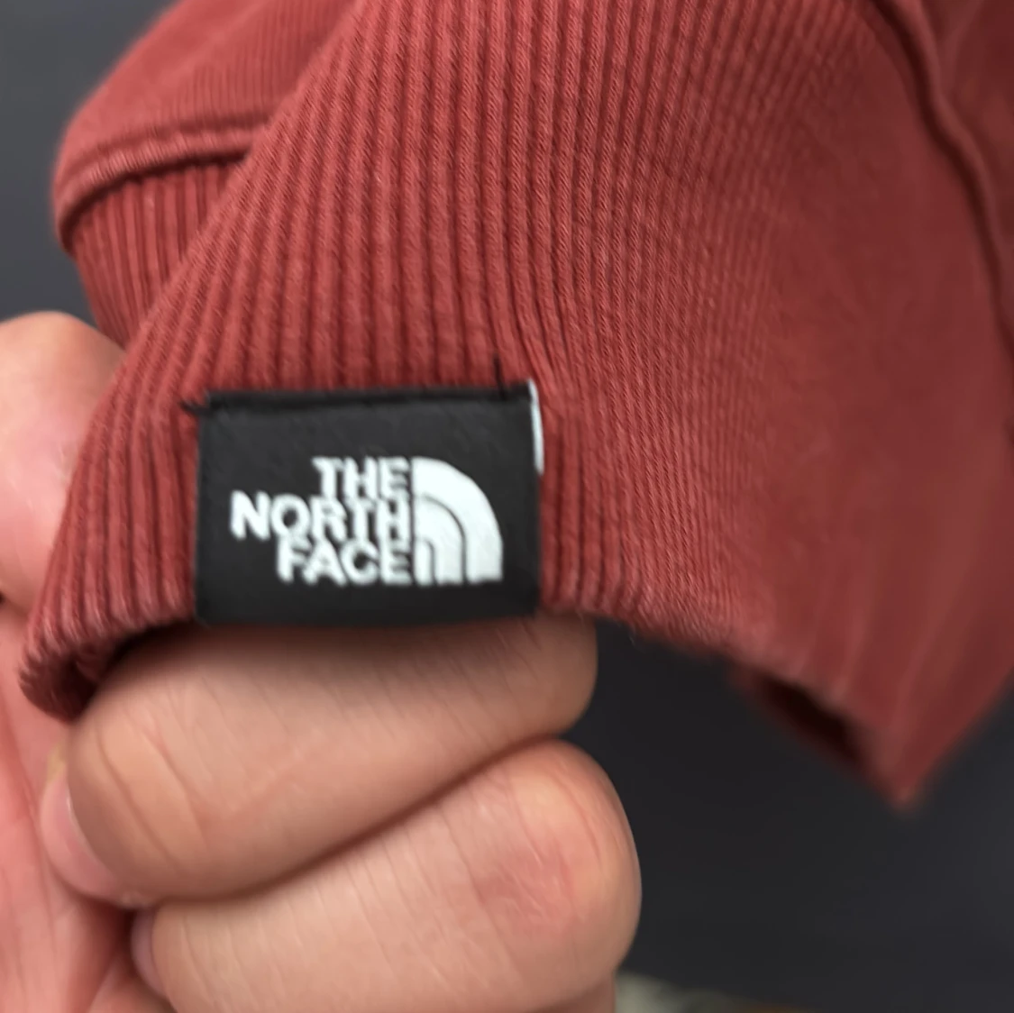 Röd North face tröja - 4