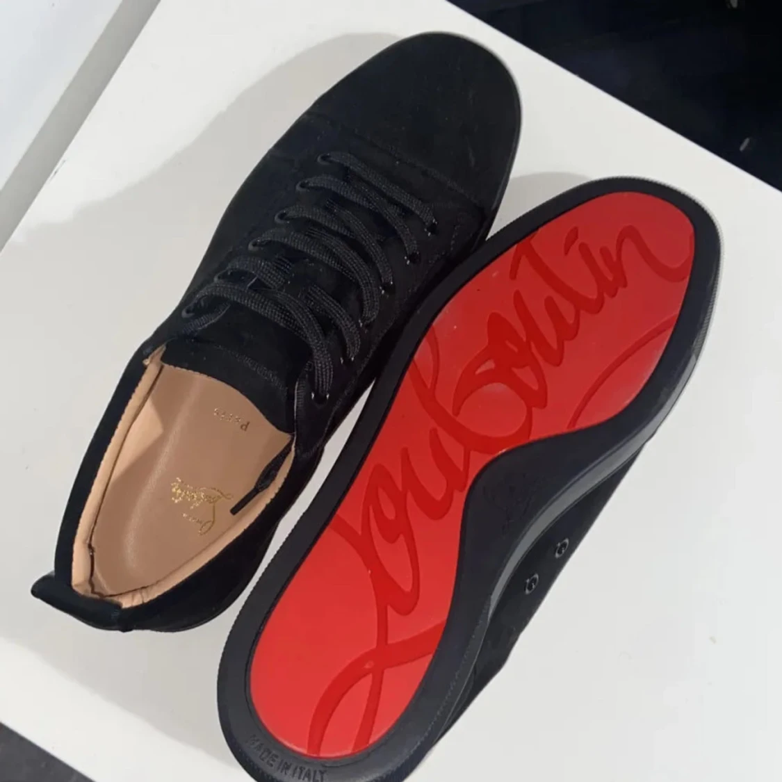 Svarta sneakers från Christian Louboutin - 1