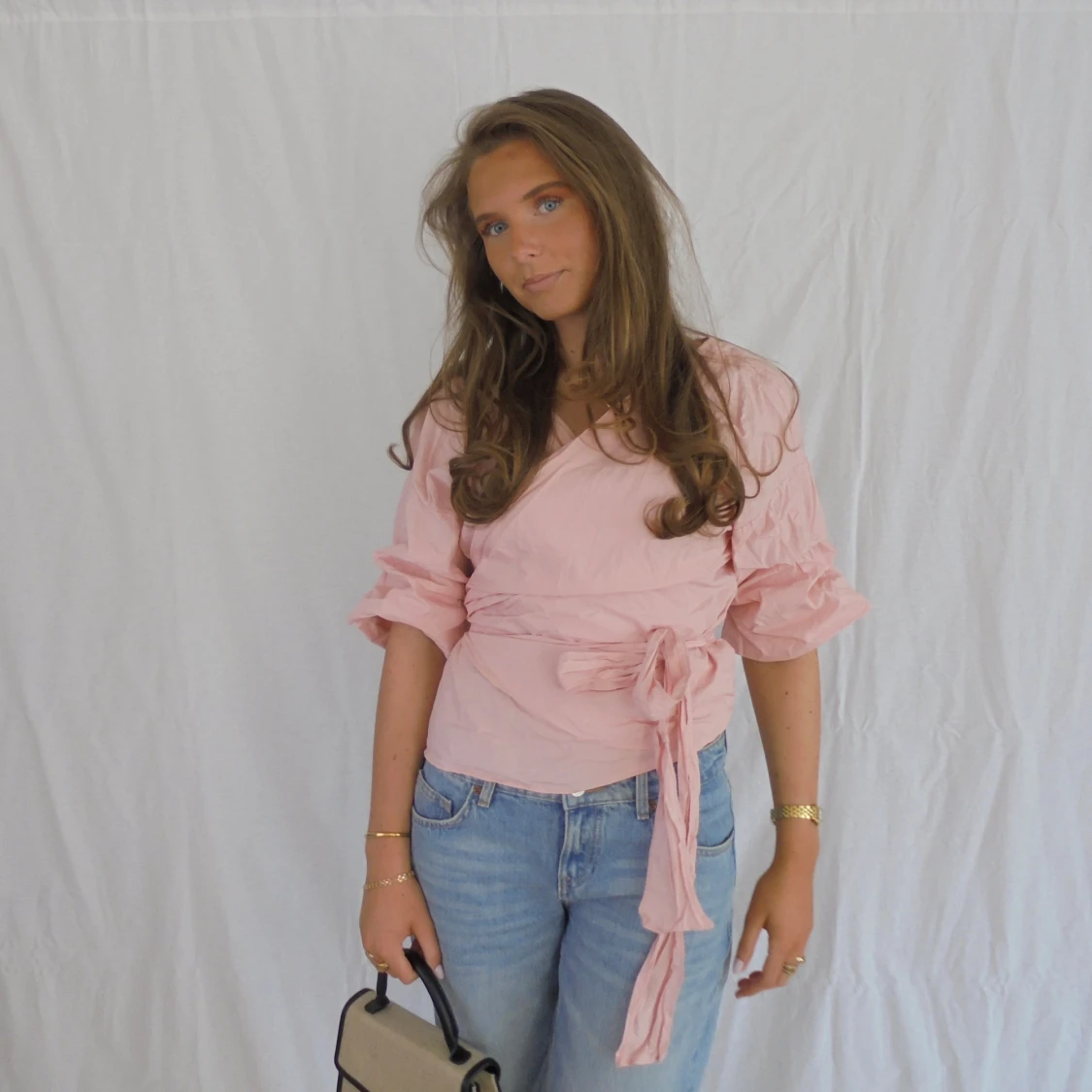 Rosa omlott blus - 1