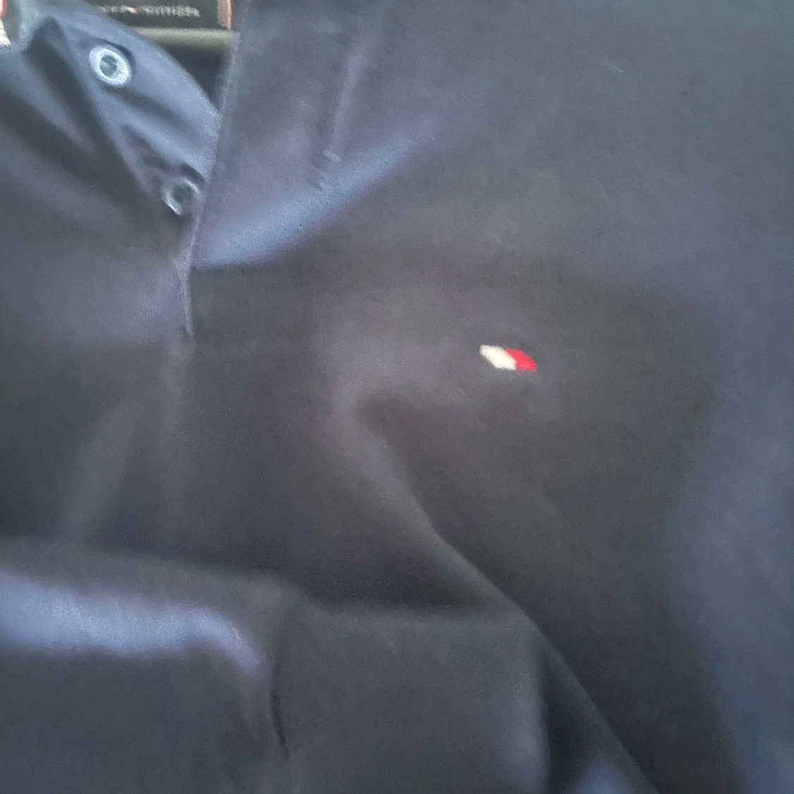 Svart pikétröja från Tommy Hilfiger - 3