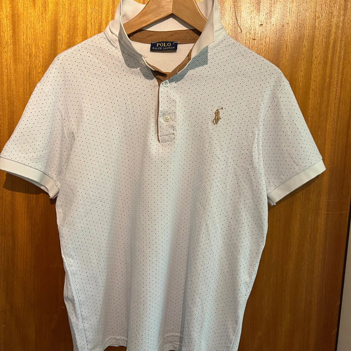 Vit pikétröja från Polo Ralph Lauren