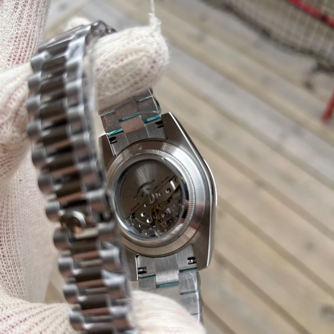 Seiko Day Date Olive Dial 40mm - 92