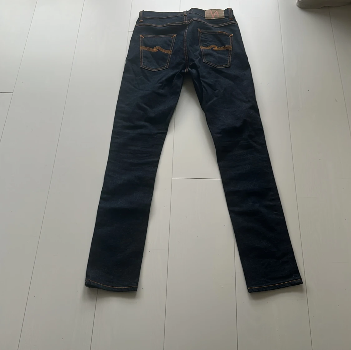 Mörkblå jeans från Nudie Jeans Lean Dean nya utan tags - 1