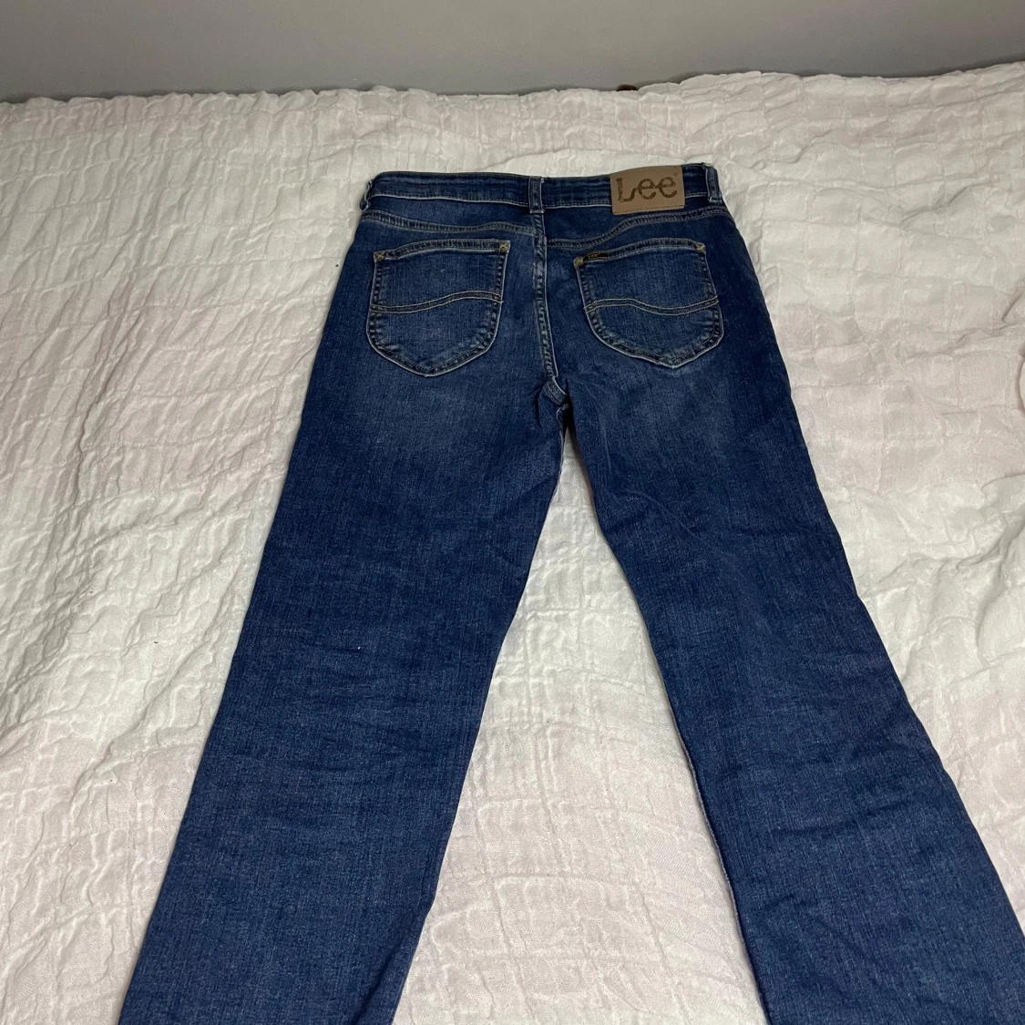 Blå jeansbyxor från Lee - 1