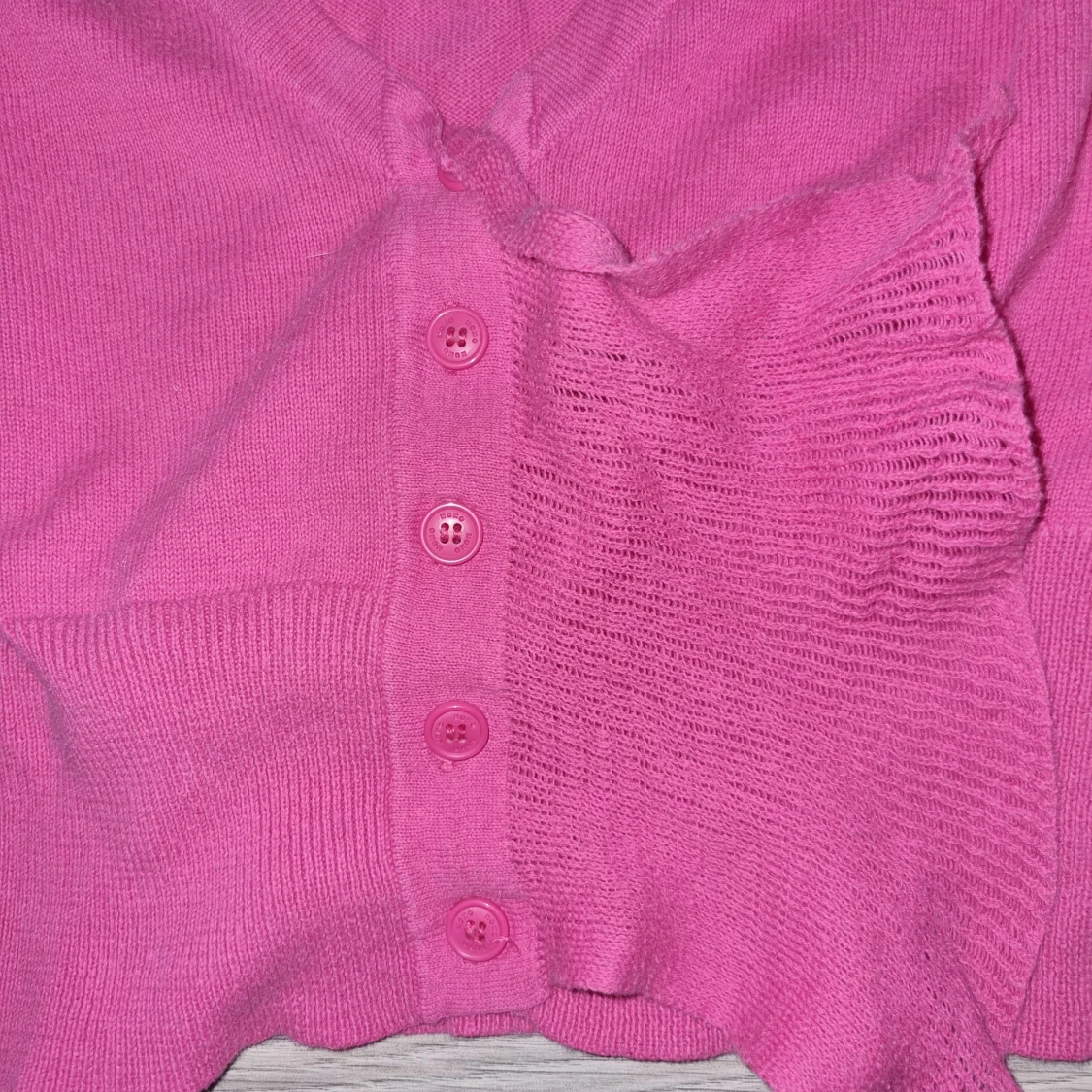 Rosa croppad kofta från NONO - 3