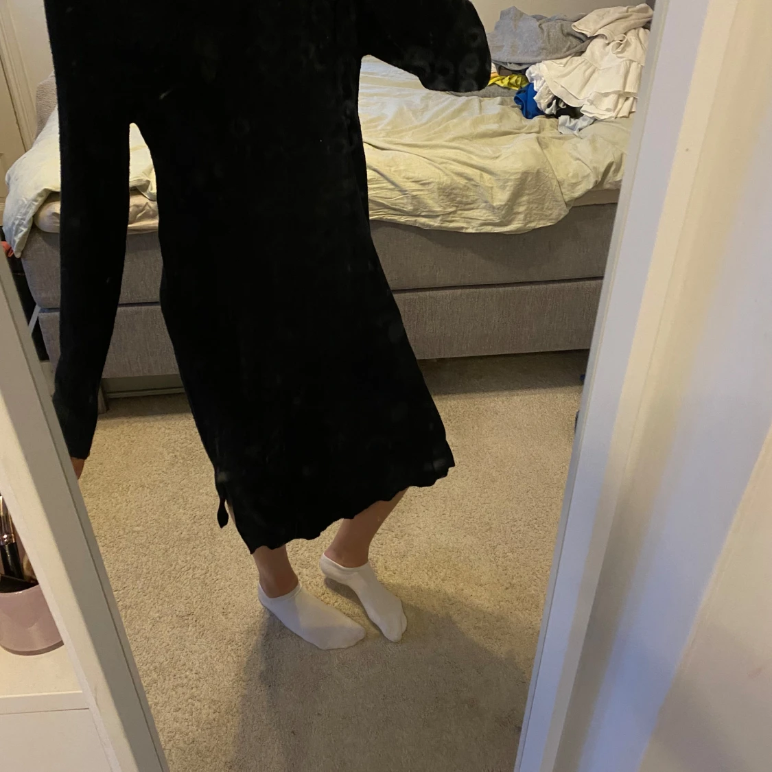 Svart stickad klänning från Vila - 2