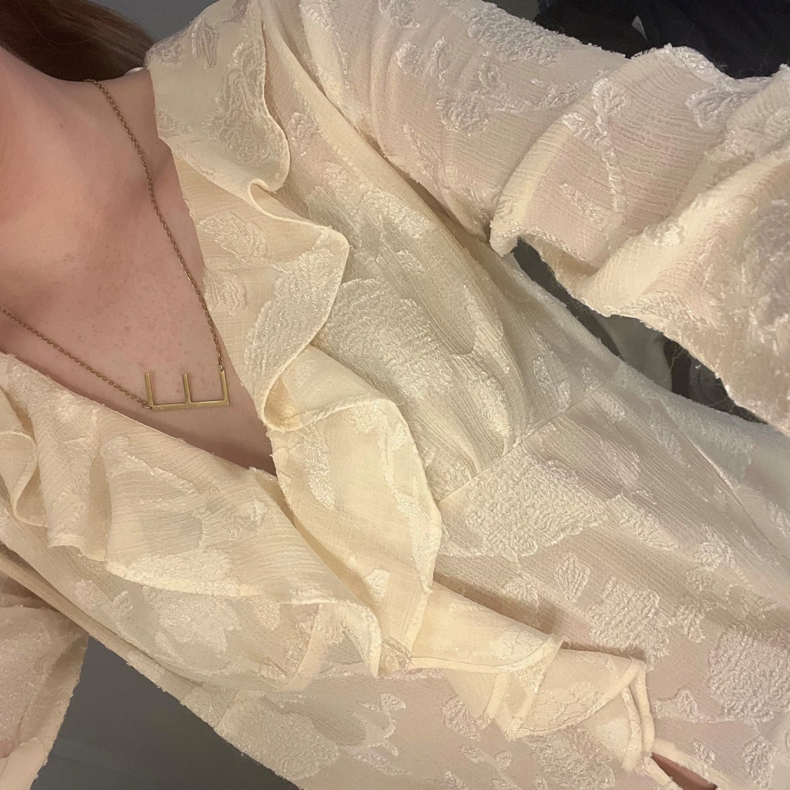 Fin volangblus Zara - 1