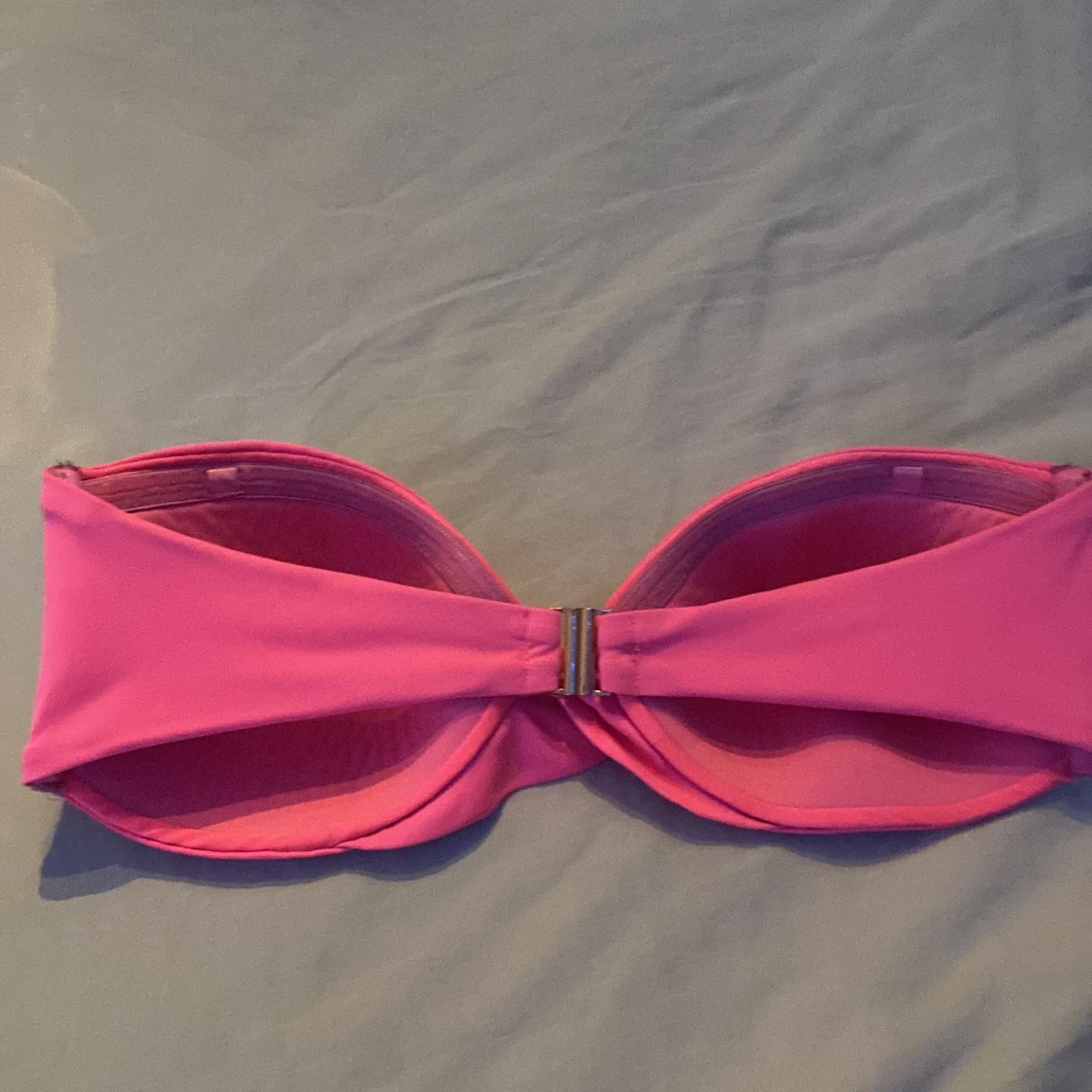 Rosa bandeau bikiniöverdel - 1